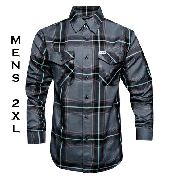 DIXXON FLANNEL - POWERLINE Flannel Shirt - Men's 2XL - Picture 1 of 10